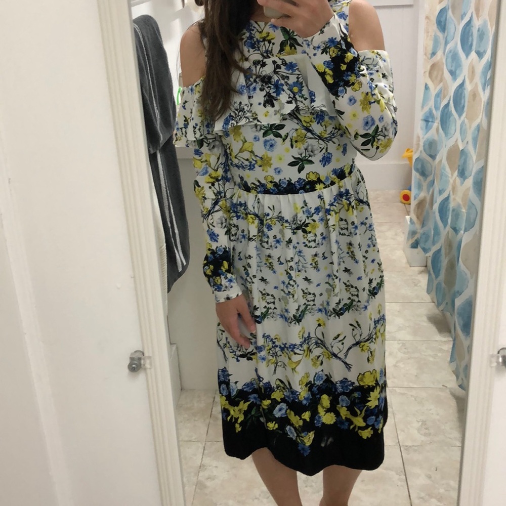 ASOS cold shoulder dress